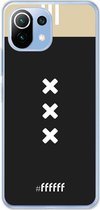 6F hoesje - geschikt voor Xiaomi Mi 11 Lite -  Transparant TPU Case - AFC Ajax Uitshirt 2018-2019 #ffffff