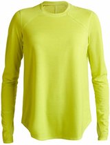 sportshirt Clara dames polyester/elastaan geel mt S