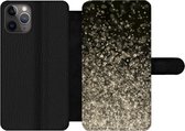 Bookcase Geschikt voor iPhone 11 Pro Max telefoonhoesje - Glitters - Abstract - Design - Met vakjes - Wallet case met magneetsluiting