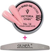 GUAPÀ® Builder Gel 15ml | Gelnagels | BIAB | gel om je nagels mee te verlengen of te verstevigen - Victoria Vynn Cover Candy Rose No.14