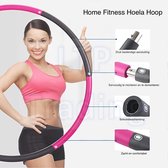 Fitness Hoele Hoop - Hula Hoop - Sport Hoepel - Yoga Ring - Ideaal om af te vallen - Aanpasbaar gewicht - 6 Delen Click-design - Voor kinderen en volwassen - LTP Trading