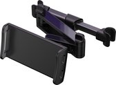 YONO Tablet Houder Auto met Uitklapbare Nek Universeel - Hoofdsteun - Geschikt voor Tablet, Telefoon en Game Console - Zwart Uitklapbaar