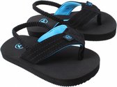 teenslippers zwart jongens maat 24