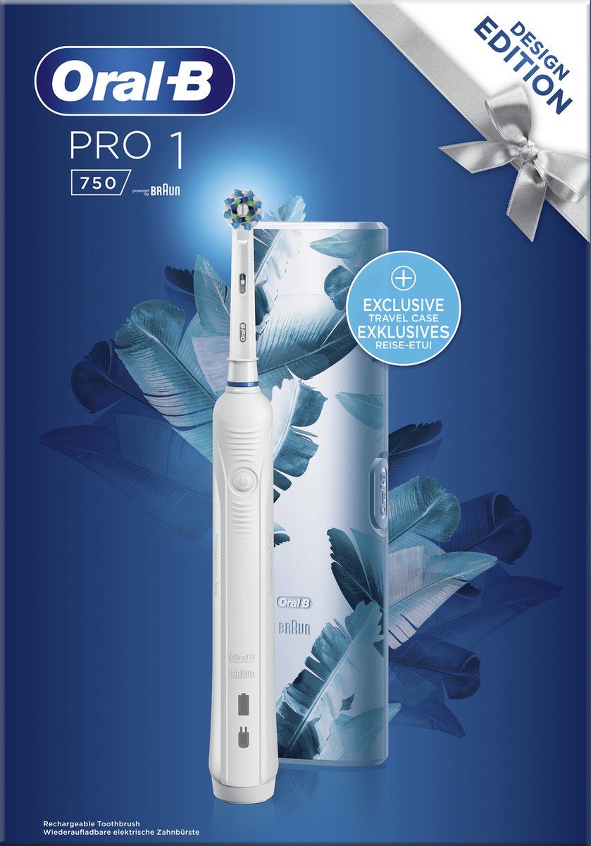 Oral-B Pro 1 750 Elektrische Tandenborstel met Bonusreisetui - afbeelding 2