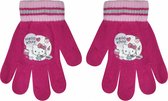 handschoenen Hello Kitty acryl donkerroze one-size