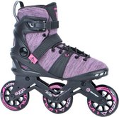 inlineskates Ayroo 3x90 dames 85A zwart/paars maat 39