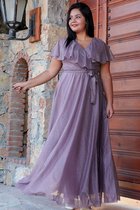 HASVEL -Violet Groote maat jurk- maat 5XL-Galajurk-Avondjurk-HASVEL-Violet Plus Size Dress-Size 5XL-Prom Dress-Evening Dress