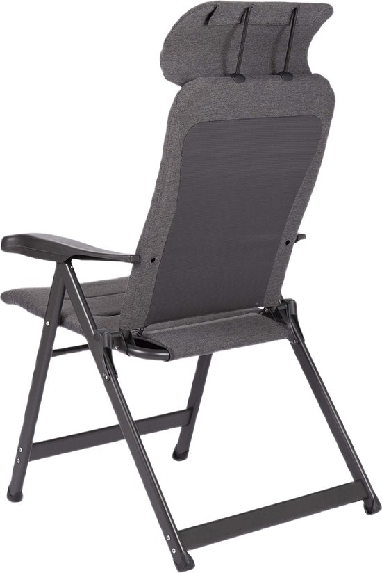 FAUTEUIL CLASSIC ERGONOMIC AVEC APPUI-TETE CRESPO GRIS