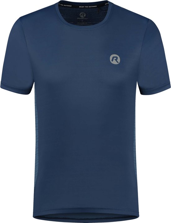 Rogelli Core Sportshirt - Korte Mouwen - Heren - Blauw - Maat L