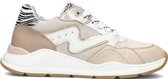 Clic! Cl-20669 Lage sneakers - Leren Sneaker - Meisjes - Beige - Maat 30