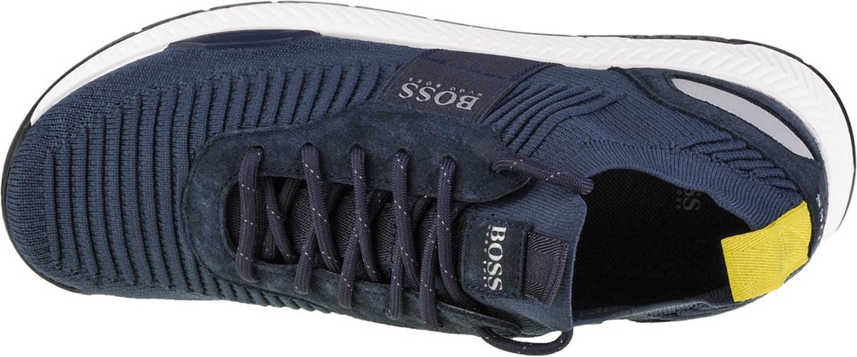 HUGO BOSS: Baskets homme - Vert  Baskets Hugo Boss 50452034 en