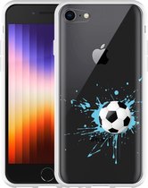 iPhone SE 2022 Hoesje Soccer Ball - Designed by Cazy