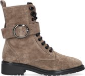 Unisa Edecan Veterboots - Laarzen Met Veters - Dames - Taupe - Maat 36