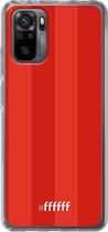 6F hoesje - geschikt voor Xiaomi Redmi Note 10 Pro -  Transparant TPU Case - FC Twente #ffffff