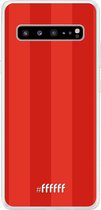 6F hoesje - geschikt voor Samsung Galaxy S10 5G -  Transparant TPU Case - FC Twente #ffffff