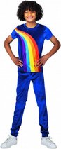 costume K3 Rainbow polyester bleu taille 134