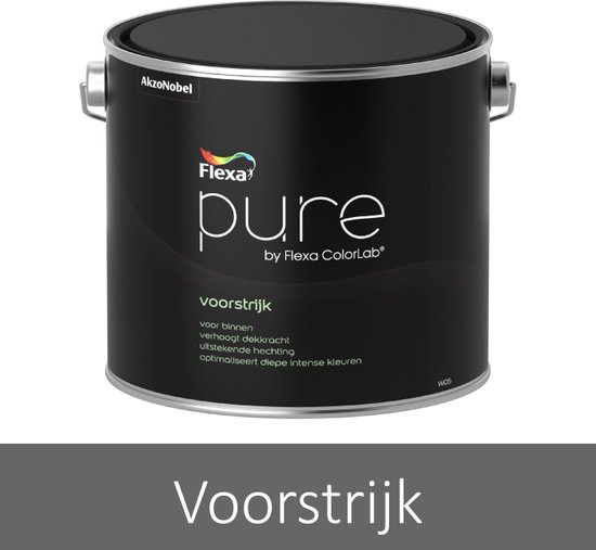 Foto: Flexa pure voorstrijk voor muurverf 2 5 liter 100 wit