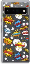 Case Company® - Google Pixel 6 Pro hoesje - Pow Smack - Soft Cover Telefoonhoesje - Bescherming aan alle Kanten en Schermrand