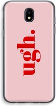 Case Company® - Samsung Galaxy J5 (2017) hoesje - Ugh - Soft Cover Telefoonhoesje - Bescherming aan alle Kanten en Schermrand