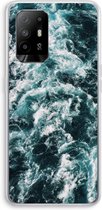 Case Company® - Oppo A94 5G hoesje - Zee golf - Soft Cover Telefoonhoesje - Bescherming aan alle Kanten en Schermrand