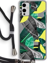 Case Company® - OnePlus 9 hoesje met Koord - Fantasie jungle - Telefoonhoesje met Zwart Koord - Bescherming aan alle Kanten en Over de Schermrand