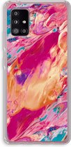 Case Company® - Samsung Galaxy A51 5G hoesje - Pastel Echoes - Soft Cover Telefoonhoesje - Bescherming aan alle Kanten en Schermrand