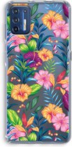 Case Company® - Motorola Moto G9 Plus hoesje - Tropisch 2 - Soft Cover Telefoonhoesje - Bescherming aan alle Kanten en Schermrand