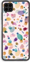 Case Company® - Samsung Galaxy A22 4G hoesje - Terrazzo Memphis - Soft Cover Telefoonhoesje - Bescherming aan alle Kanten en Schermrand