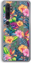 Case Company® - Xiaomi Mi Note 10 Pro hoesje - Tropisch 2 - Soft Cover Telefoonhoesje - Bescherming aan alle Kanten en Schermrand