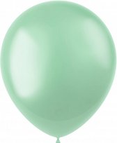 ballonnen Radiant Metallic 33 cm latex mintgroen 10 stuks