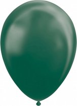 ballonnen metallic 30 cm latex donkergroen 10 stuks