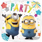 folieballon Despicable Me Party 43 cm wit/geel