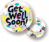 ballon Bubbles 'Get Well Soon' 56 cm latex