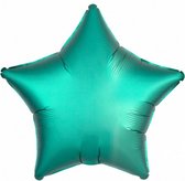 folieballon Luxe Jade ster 43 cm groen