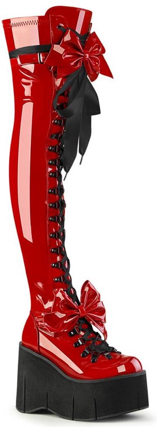 Demonia Platform Bottes femmes -37 Chaussures- KERA- 303 US 7 Rouge