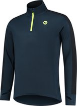Rogelli Electro Runningtop - Sporttrui Lange Mouwen Heren - Blauw/Zwart/Fluor - Maat 3XL
