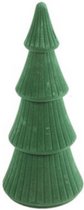 kerstboom Carson S 24 x 10 cm hout groen