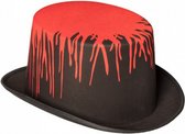 hoed Blood Splash EVA/polyester zwart/rood one-size