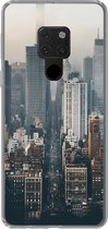 Geschikt voor Huawei P40 Lite hoesje - Skyline van New York - Siliconen Telefoonhoesje