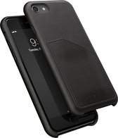Apple iPhone SE (2022) Hoesje - Bugatti - Londra Serie - Echt Leer Backcover - Zwart - Hoesje Geschikt Voor Apple iPhone SE (2022)