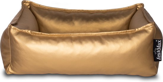 Lex&Max Basket Gold - 70x55 - Gouden hondenmand