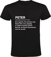 Peter Heren t-shirt | jarig | verjaardagkado | verjaardag kado | grappig | cadeau | Zwart