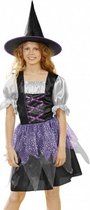 verkleedkostuum heks meisjes multicolor maat 116/128
