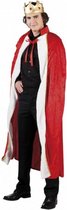 verkleedpak Koning heren rood maat 54/56