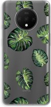 Case Company® - OnePlus 7T hoesje - Tropische bladeren - Soft Cover Telefoonhoesje - Bescherming aan alle Kanten en Schermrand