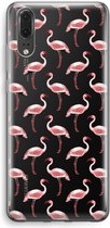 Case Company® - Huawei P20 hoesje - Flamingo - Soft Cover Telefoonhoesje - Bescherming aan alle Kanten en Schermrand