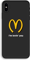 Case Company® - iPhone X hoesje - I'm lovin' you - Biologisch Afbreekbaar Telefoonhoesje - Bescherming alle Kanten en Schermrand