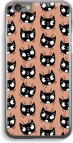 Case Company® - iPhone 6 / 6S hoesje - Kat - Soft Cover Telefoonhoesje - Bescherming aan alle Kanten en Schermrand