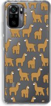 Case Company® - Xiaomi Redmi Note 10 Pro hoesje - Alpacas - Soft Cover Telefoonhoesje - Bescherming aan alle Kanten en Schermrand