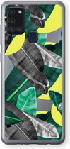 Case Company® - Samsung Galaxy A21s hoesje - Fantasie jungle - Soft Cover Telefoonhoesje - Bescherming aan alle Kanten en Schermrand